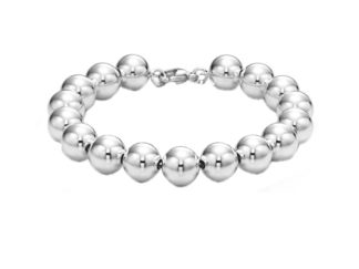 Silver 10mm ball bracelet