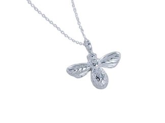 Silver Bee Necklace