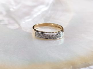 Princess Cut Half Eternity