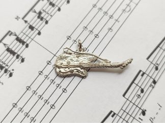 Silver guitar Charm