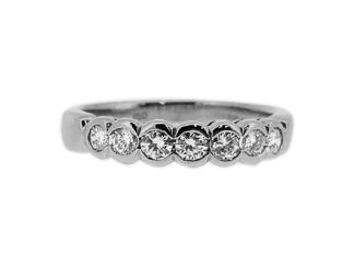 18ct White Gold Half Eternity 0.47ct