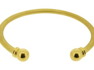 Gents Gold Torque Bangle