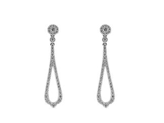 Deco Design Diamond Earrings