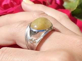 Handmade Rutilated Quartz Ring