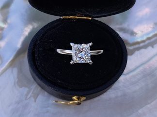 Princess Cut Solitaire 0.90ct