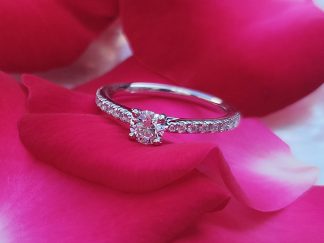 Shoulder Set Engagement Ring 0.47ct