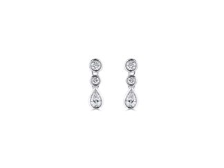 Pear Shaped Diamond Drops
