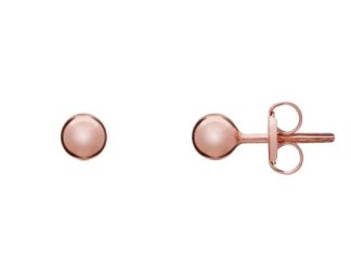 9ct rose gold ball stud