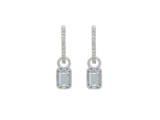 Aquamarine Hoop Charms