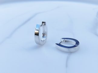 Silver HorseShoe Hoops