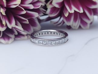 Princess Cut Full Eternity 2ct