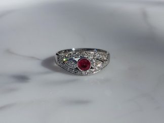 Ruby and Diamond Dress Ring