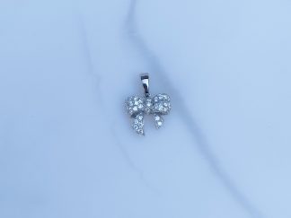 Diamond Bow Pendant