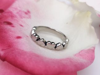 Multi Heart Band Ring