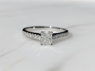 Radiant Cut Solitaire 0.66ct