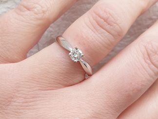 Knife Edge Solitaire 0.31ct