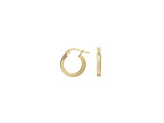 Small Gold Square Hoops