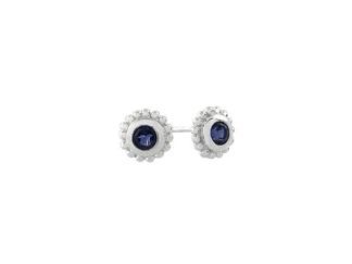 Iolite Beaded Studs