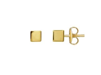 9ct 4mm cube studs
