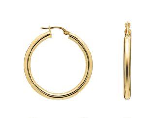 9ct 32mm Hoops