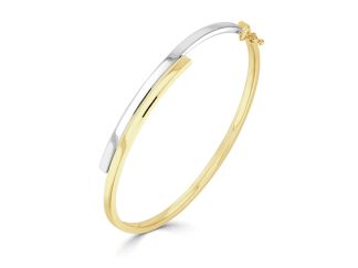 9ct two tone bangle