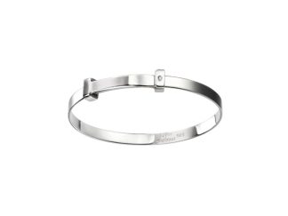 D for Diamond Baby Bangle