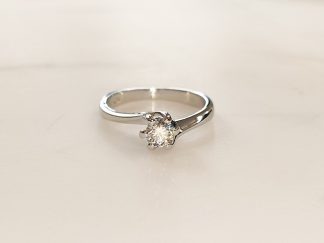 High Twist Engagement Ring 0.30ct