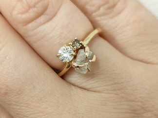 Raw Diamond Ring