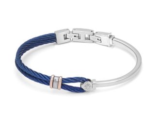 Blue Cable Bracelet