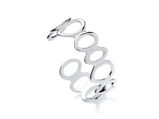 Pierced Design Torque Bangle