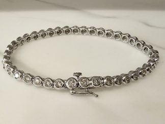 Rubover Tennis Bracelet 3.01ct