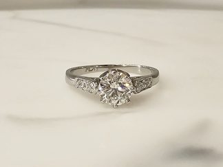 Vintage Engagement Ring 0.83ct