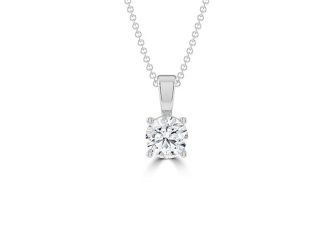 Solitaire Diamond Pendant 0.70ct