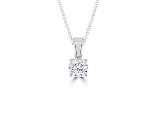 Solitaire Diamond Pendant 0.50ct