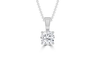Solitaire Diamond Pendant 1.01ct